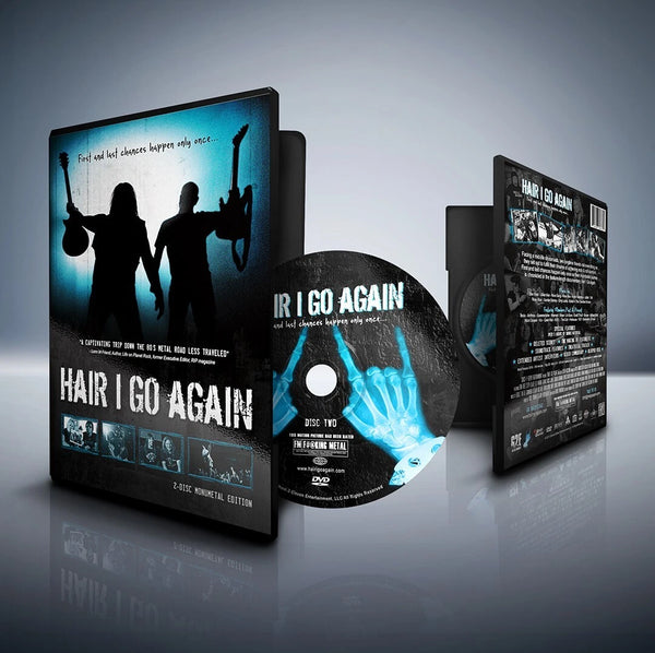 NEW *Signed & Sealed Collectible* | Hair I Go Again 2-Disc DVD w/ 2 GTR Picks